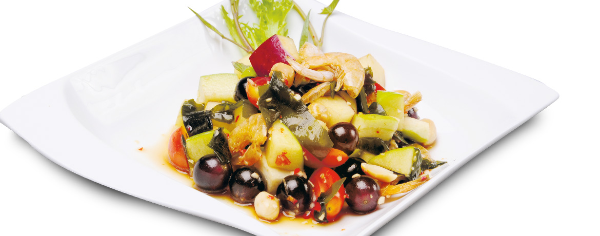<b>Wakame and Mixed Fruit Spicy Salad</b>