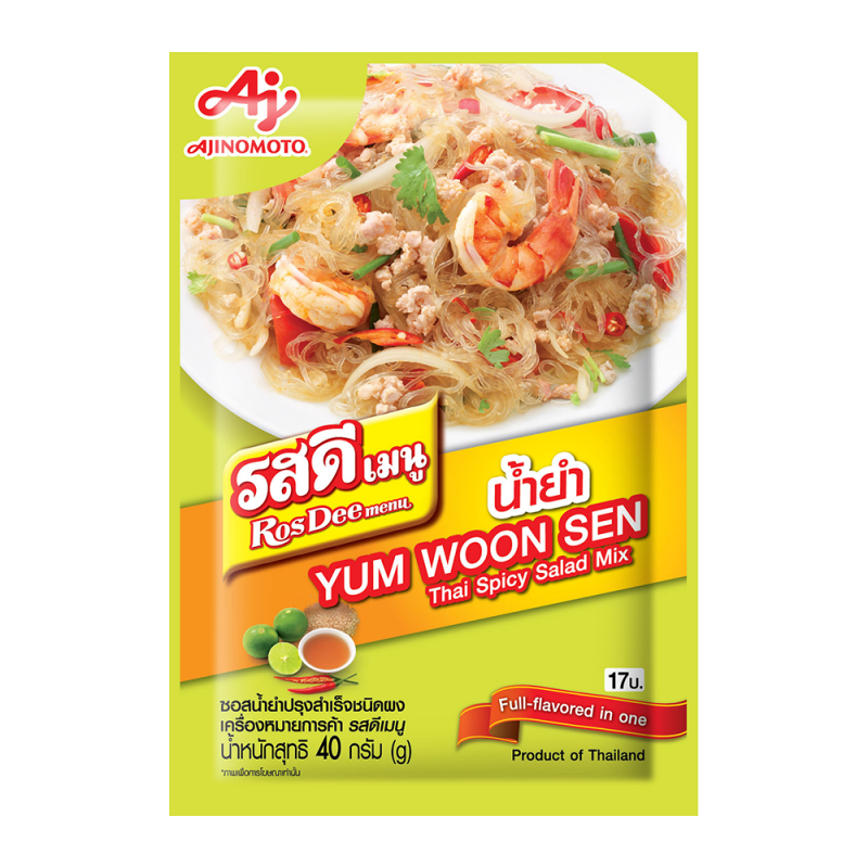 <b>RosDee menu™ Yum Woon Sen</b>